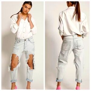 NEW! ONE TEASPOON BRANDO SAINTS Distressed LUXURY Jeans Womens Size 25 NWT
